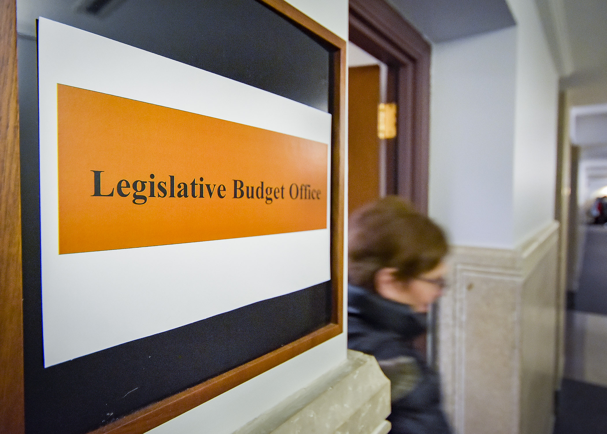 The Legislative Budget Office in the State Office Building. A bill approved Tuesday in a House committee would eliminate the office, created in 2017. Photo by Andrew VonBank